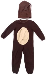Kids Costumes to Hire - Monkey Costume - CHILD - Headpce & Onesie